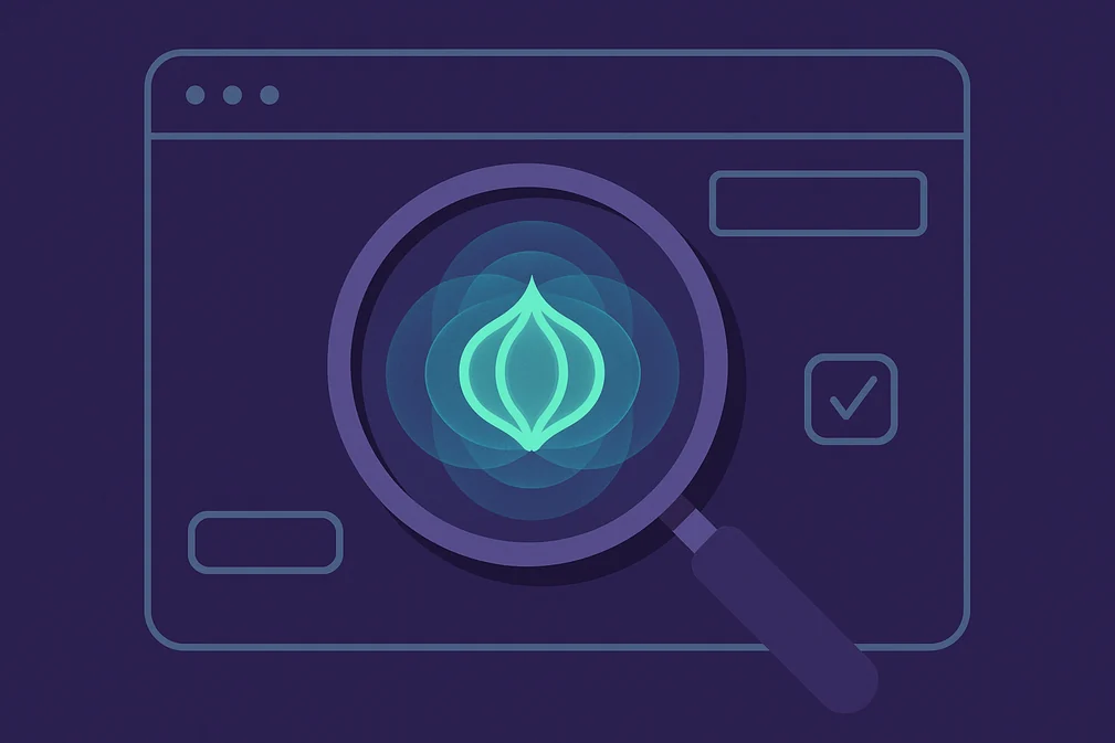 Illustration d'un moteur de recherche dédié aux sites en .onion du réseau Tor